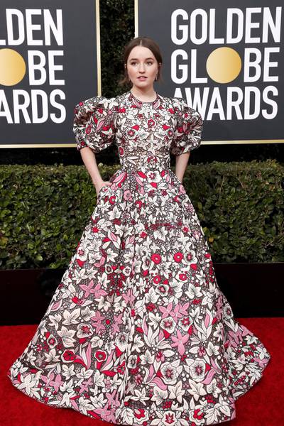Kaitlyn Dever arrives for the 77th annual Golden Globe Awards ceremony at the Beverly Hilton Hotel. EPA