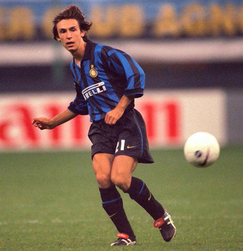 Andrea Pirlo - Inter Milan stock season 1998/99 
Pic : Action Images / Stuart Franklin