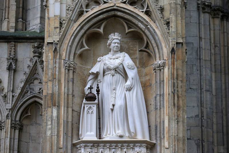 The statue of Queen Elizabeth is one of a number of projects emerging from the York Minster Neighbourhood Plan and funded by the York Minster Fund. AFP