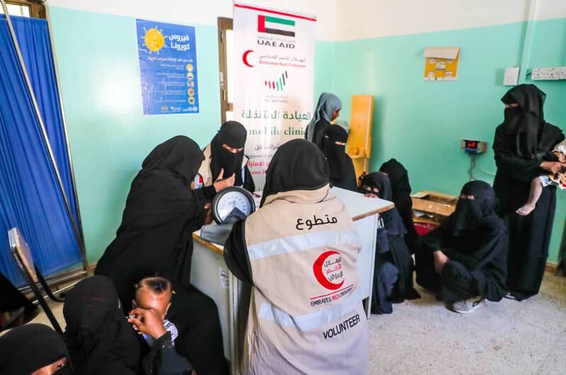 The Emirates Red Crescent's mobile clinic in Hadramawt governorate plays its part in the UAE's humanitarian efforts to end the suffering of the Yemeni people after years of war.