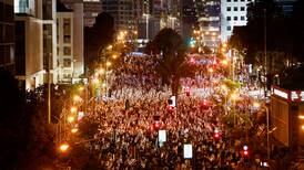 Israelis take to streets to protest on statehood anniversary