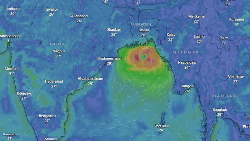 Cyclone Hamon is heading towards India and Bangladesh