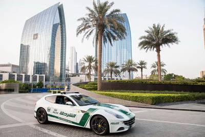 May 5, 2013 - provided photo of the   Ferrari FF patrol car owned by the Dubai Police   Courtesy Dubai Police