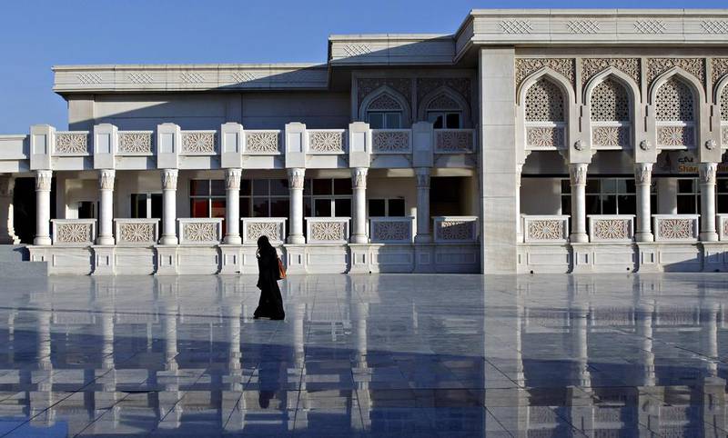 The main campus building at the American University of Sharjah in University City. Jeff Topping / The National