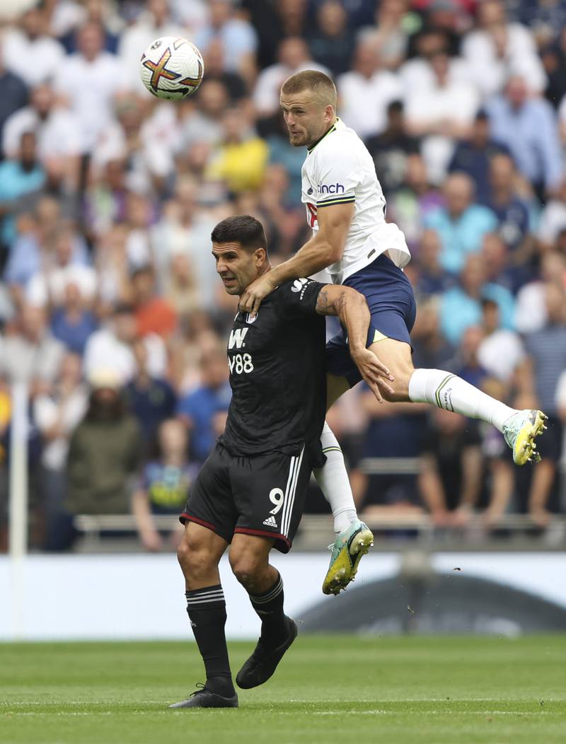 Eric Dier – 7 Having remained forward from a set-piece, Dier is was on hand to meet a Richarlison cross but the England international was unable to keep his effort low. AP