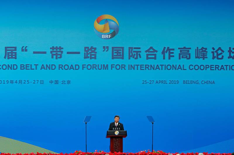 Chinese President Xi Jinping attends the opening ceremony for the second Belt and Road Forum in Beijing, China April 26, 2019.  REUTERS/Florence Lo