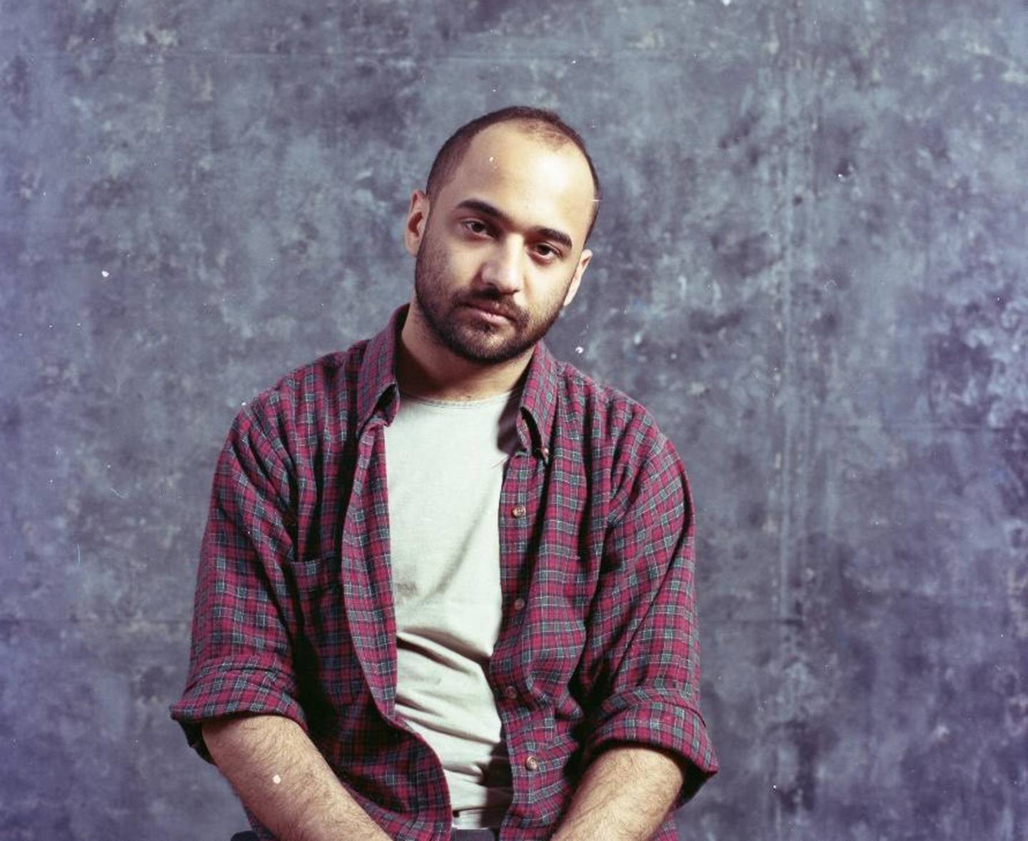Visual artist Yousef Sabry, creative director of the Naguib Mahfouz project, designed three of the new book covers.  Photo: Youssef Sabry