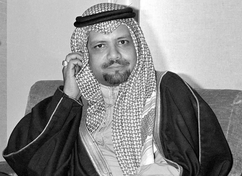 FILE - In this Dec. 14, 1976, file photo, Saudi Oil Minister Ahmed Zaki Yamani listens to newsmen's questions during a news conference at Doha, Qatar, after he arrived to attend OPEC meeting. Yamani, a long-serving oil minister in Saudi Arabia who led the kingdom through the 1973 oil crisis, the nationalization its state energy company and later found himself kidnapped by the assassin Carlos the Jackal, died Tuesday, Feb. 23, 2021, in London. He was 90. (AP Photo, File)