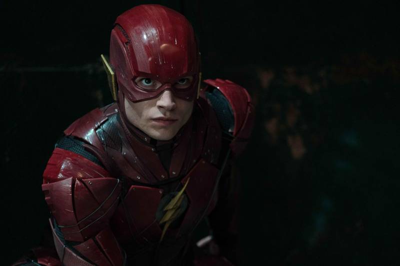 Ezra Miller as Barry Allen/The Flash in Justice League. Clay Enos / Warner Bros. Pictures