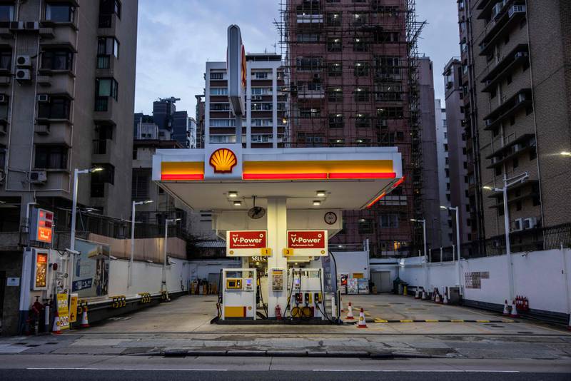 A Shell fuel station in Hong Kong.