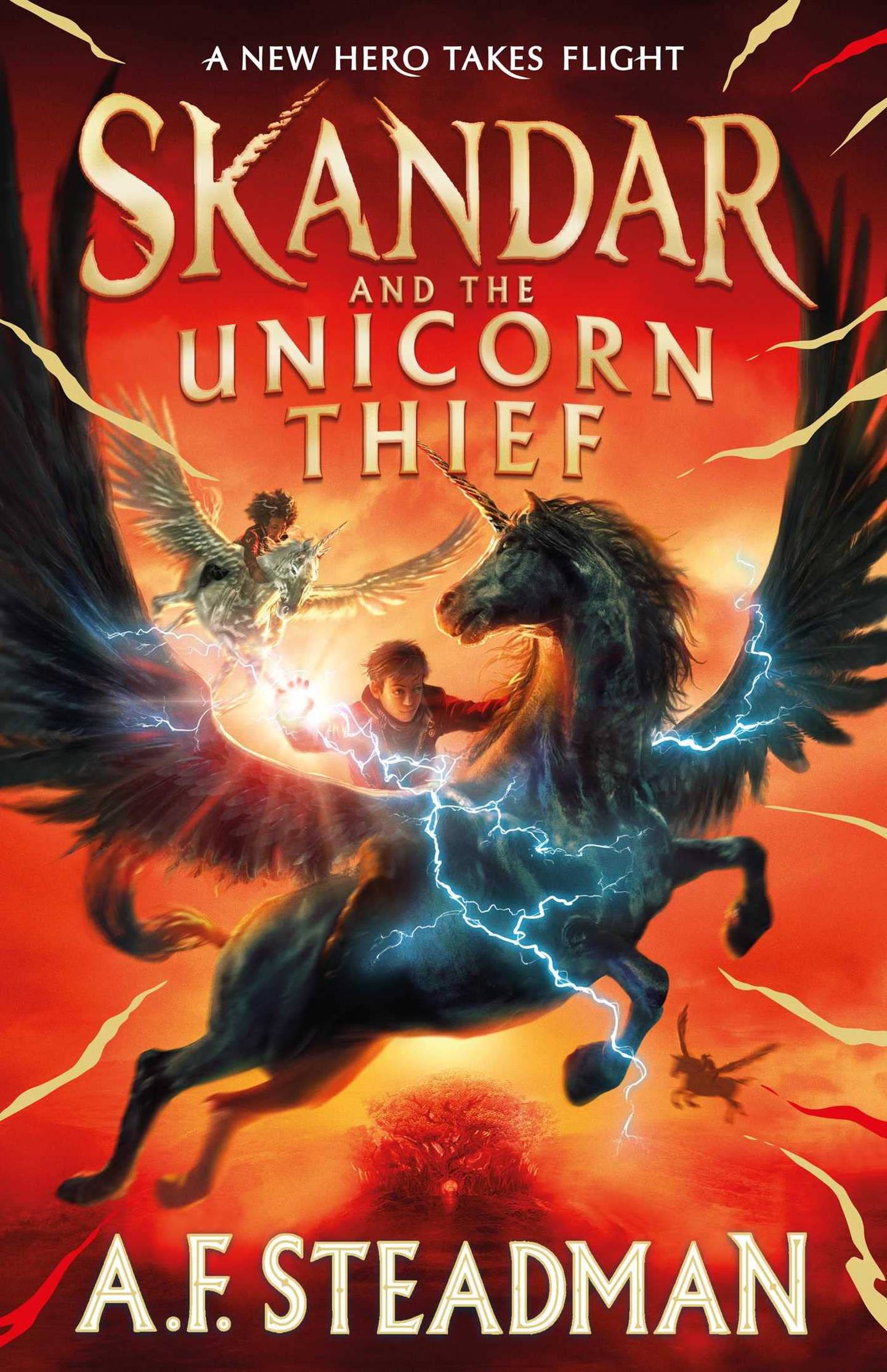 'Skandar and the Unicorn Thief' by debut children's writer AF Steadman features unicorns that are magical, dangerous and bloodthirsty. Photo: Simon & Schuster