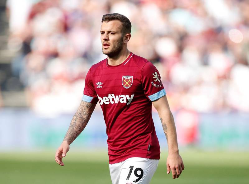Soccer Football - Premier League - West Ham United v Leicester City  - London Stadium, London, Britain - April 20, 2019  West Ham's Jack Wilshere       Action Images via Reuters/Andrew Boyers  EDITORIAL USE ONLY. No use with unauthorized audio, video, data, fixture lists, club/league logos or "live" services. Online in-match use limited to 75 images, no video emulation. No use in betting, games or single club/league/player publications.  Please contact your account representative for further details.