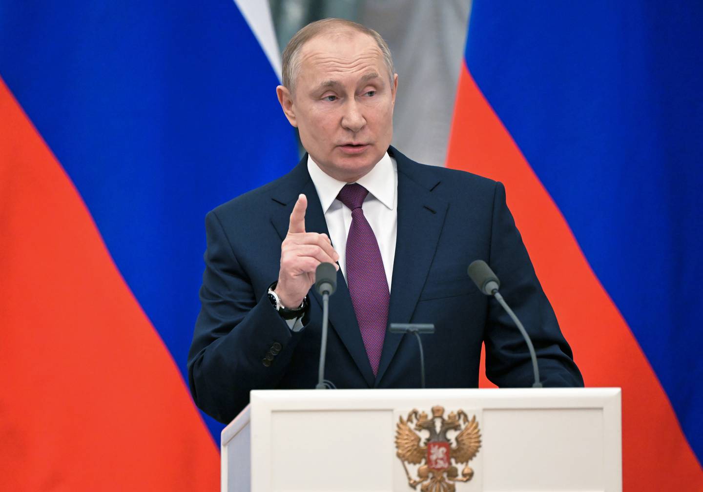 Russian President Vladimir Putin has been able to once again dominate the world stage, raising his country's profile. AP