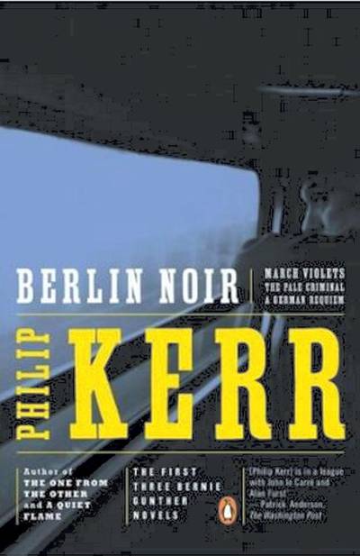 Berlin Noir trilogy by Philip Kerr (1989-1991)

Here I greedily chose a trilogy to avoid having to decide between March Violets, The Pale Criminal and A German Requiem. They serve as a superb introduction to Berlin detective Bernie Gunther, who provides first person narration through the cruel and corrupt world of pre-war Nazi Germany.
Kerr's world-weary protagonist is always droll and occasionally wickedly funny, providing some light-hearted relief from his bleak surroundings.