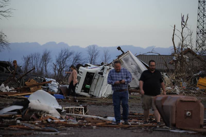 One official described Mayfield, Kentucky, as the 'ground zero' of the tornadoes. Getty
