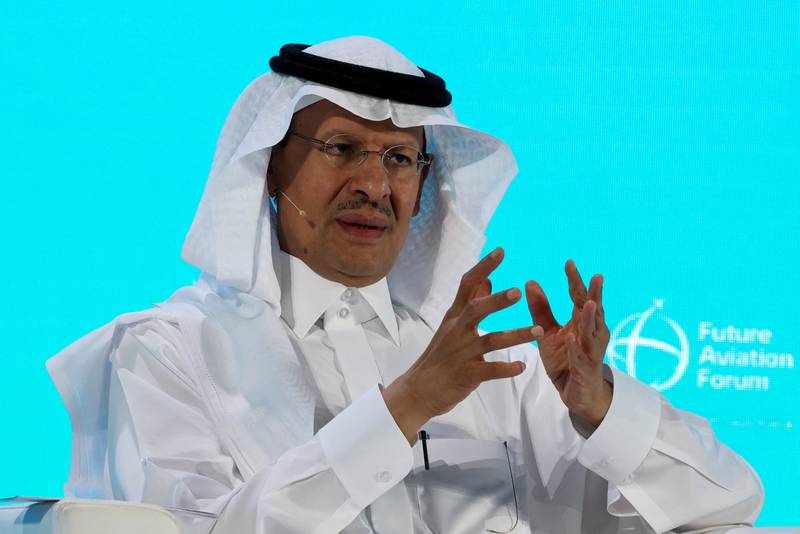 Saudi Energy Minister Prince Abdulaziz bin Salman said 'recent harmful volatility' was 'disturbing the basic functions of the oil market'. Reuters