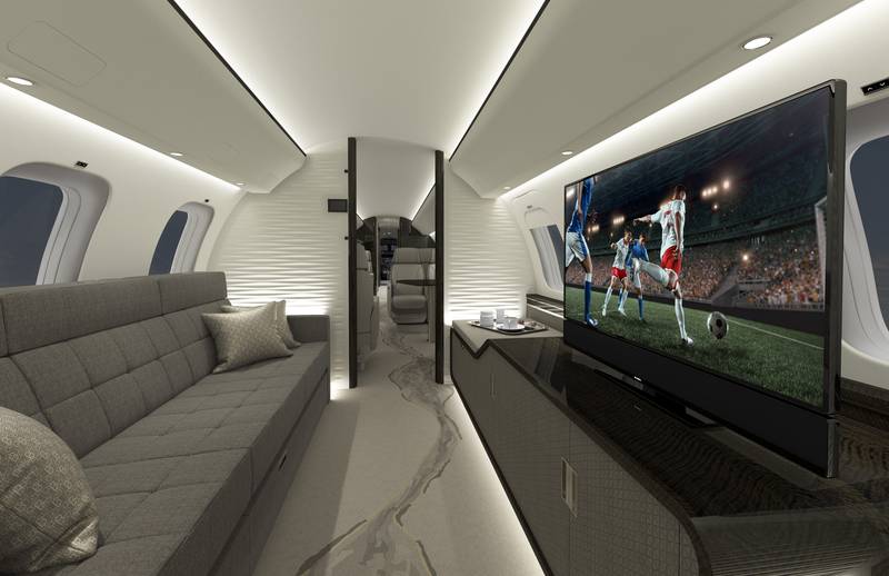 The entertainment suite is the ideal place to watch sports, films and more on board long-haul flights.