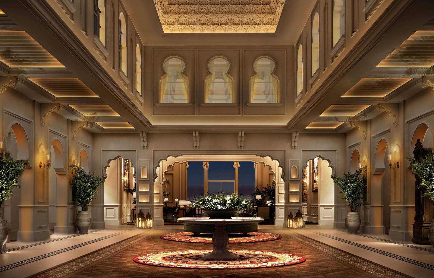 The Chedi Katara in Doha is inspired by Mughal architecture and the grand historic palaces in India. Photo: GHM Hotels