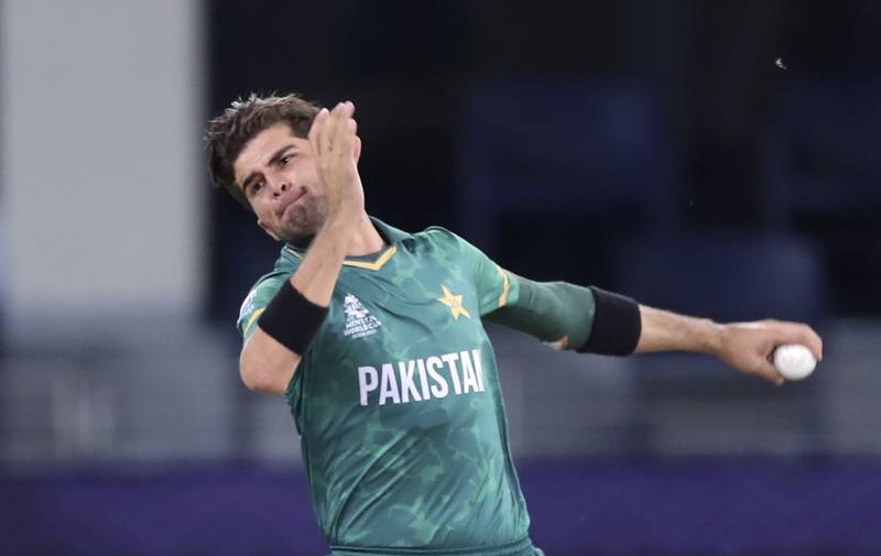 Pakistan's Shaheen Afridi was the star performer during the 2021 T20 World Cup in the UAE. AP