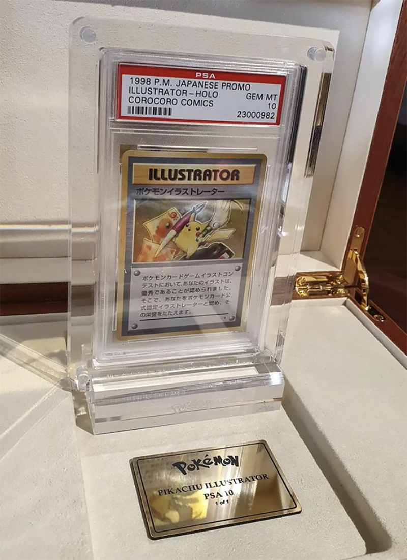 Rare Pikachu Illustrator Card Up For Auction on