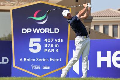 Rory McIlroy finished joint sixth in Dubai. AFP