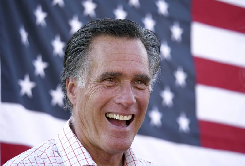 Mitt Romney, a Republican senator from Utah, has been banned. AP