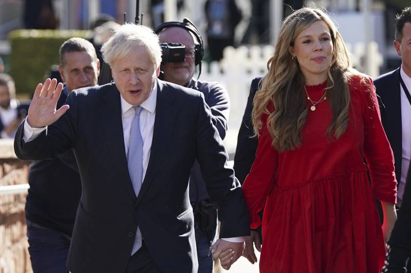 Prime Minister Boris Johnson and his wife Carrie Johnson announced the birth of their second child together.  AP