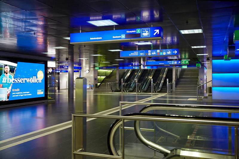 Face masks must be worn in contained indoor spaces such as the Zurich Underground. Unsplash / Dorothea Oldania
