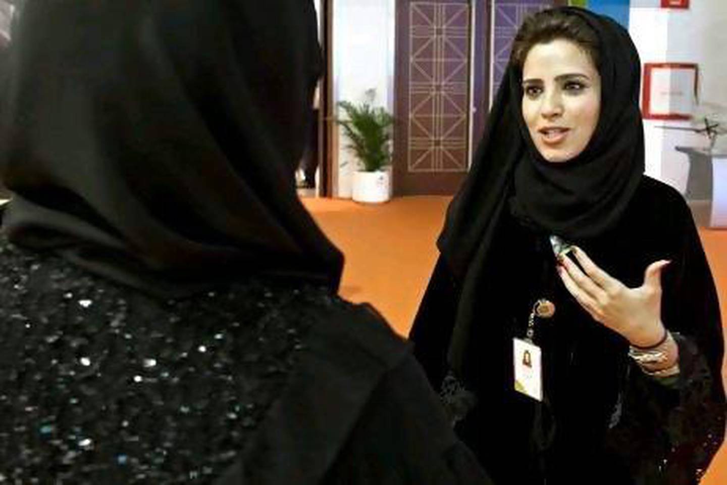 A careers fair in the UAE in 2012