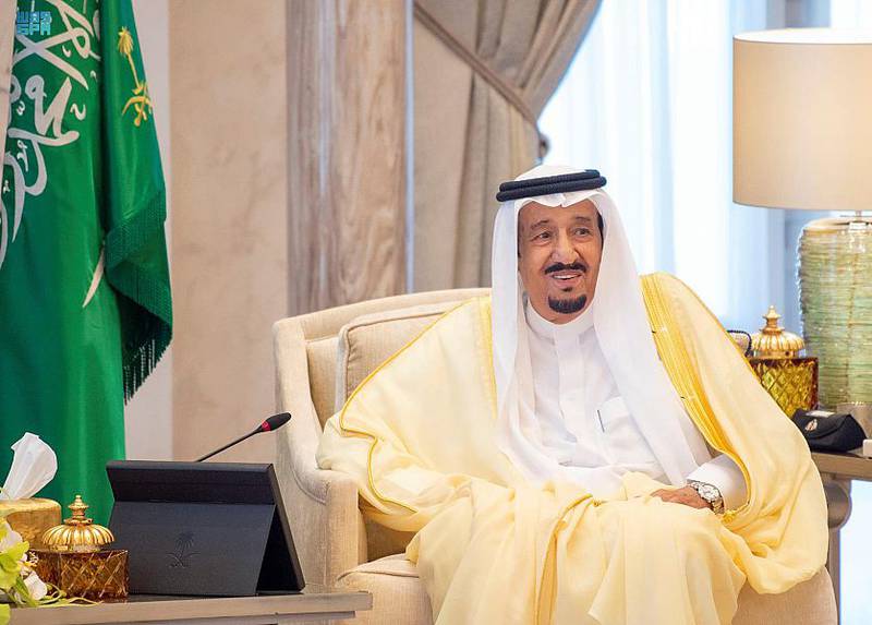 King Salman met Sultan Haitham on Sunday