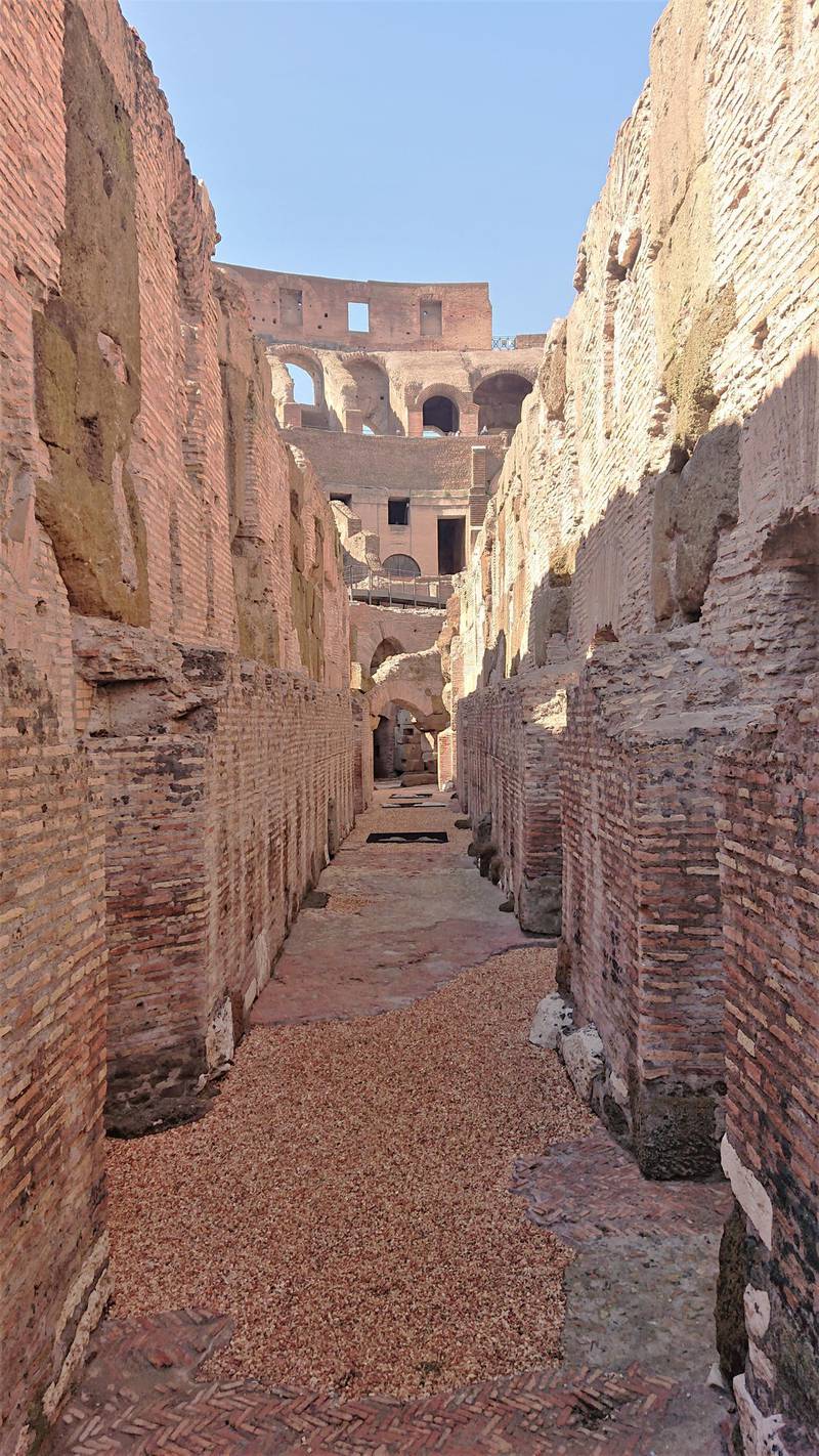 The hypogea is home to the underground passages, cages and rooms where prisoners, animals and gladiators waited, or were kept, before they entered the arena above. Courtesy Tod’s Group