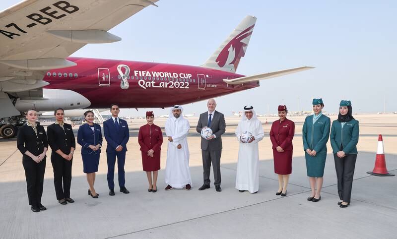 Qatar Airways is the official sponsor of the tournament. Photo: Qatar Airways