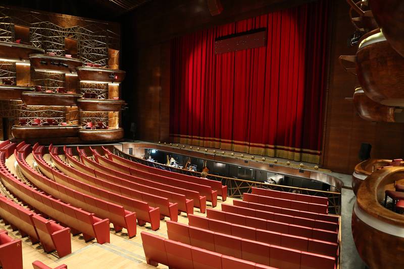 Dubai Opera is now in its sixth year and is the perfect place to take in a show. Pawan Singh / The National