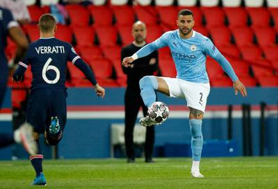 DEFENDERS: Kyle Walker 8 - His power and aggression shows no signs of waning. City's right-back is still a formidable force. EPA