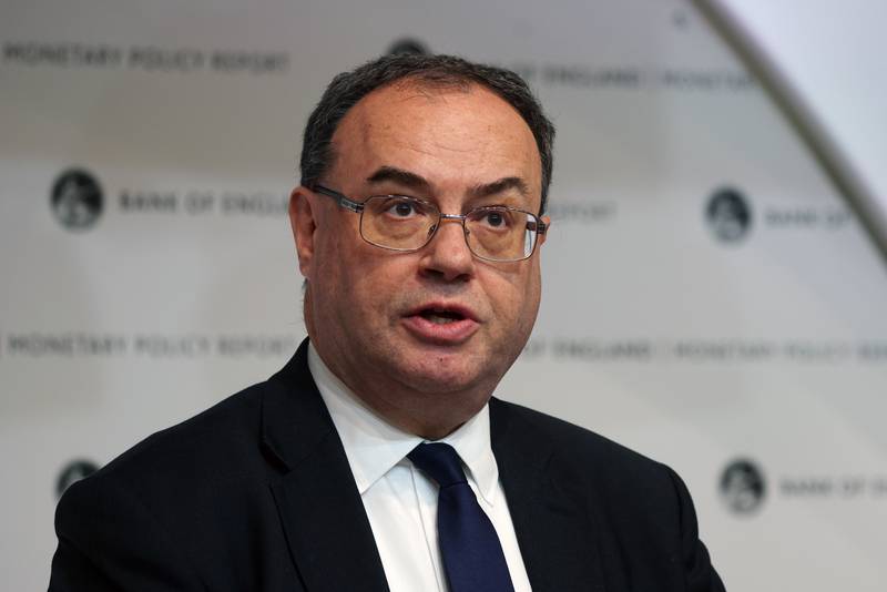 Bank of England chief Andrew Bailey warns of a historic shock to real incomes. PA