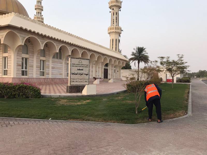 A man in Abu Dhabi who was caught driving recklessly was told to prune trees and perform landscaping work.