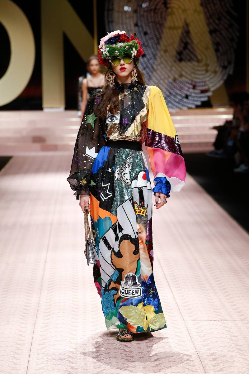 Dolce and Gabbana's embraced Italian extravagance. Courtesy Dolce and Gabbana 