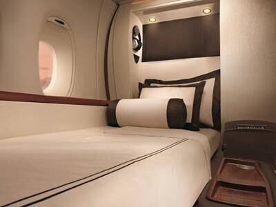 Suite Class cabins on Singapore Airlines designed by Jean-Jacques Coste. Photo: Singapore Airlines