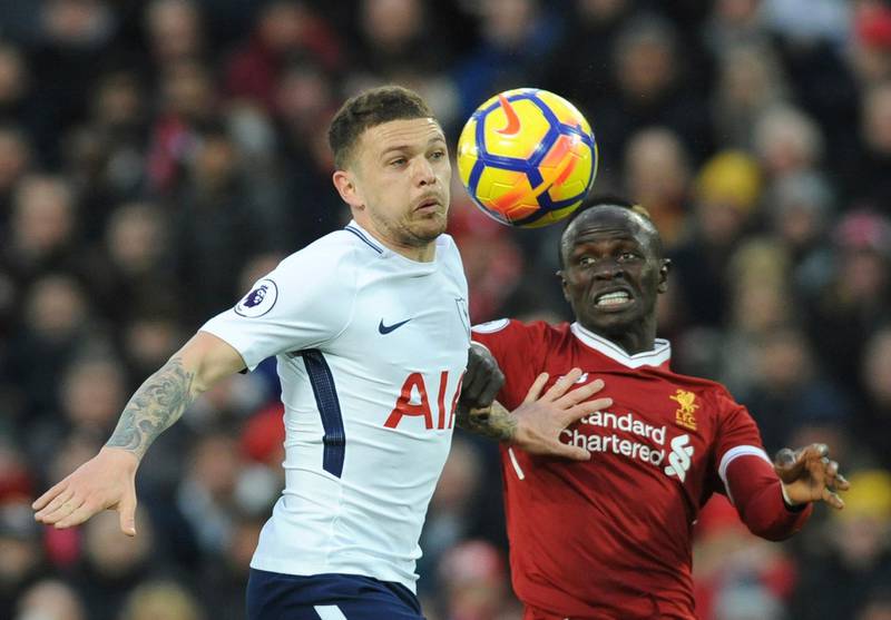 Right-back: Kieran Trippier (Tottenham Hotspur) – Defended well against Sadio Mane and helped Tottenham gain the initiative in the second half at Anfield with a series of raids forward. Rui Vieira / AP Photo