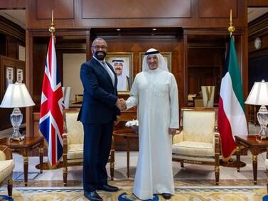 UK's Cleverly meets Kuwait's Crown Prince and Defence Minister to discuss stronger ties