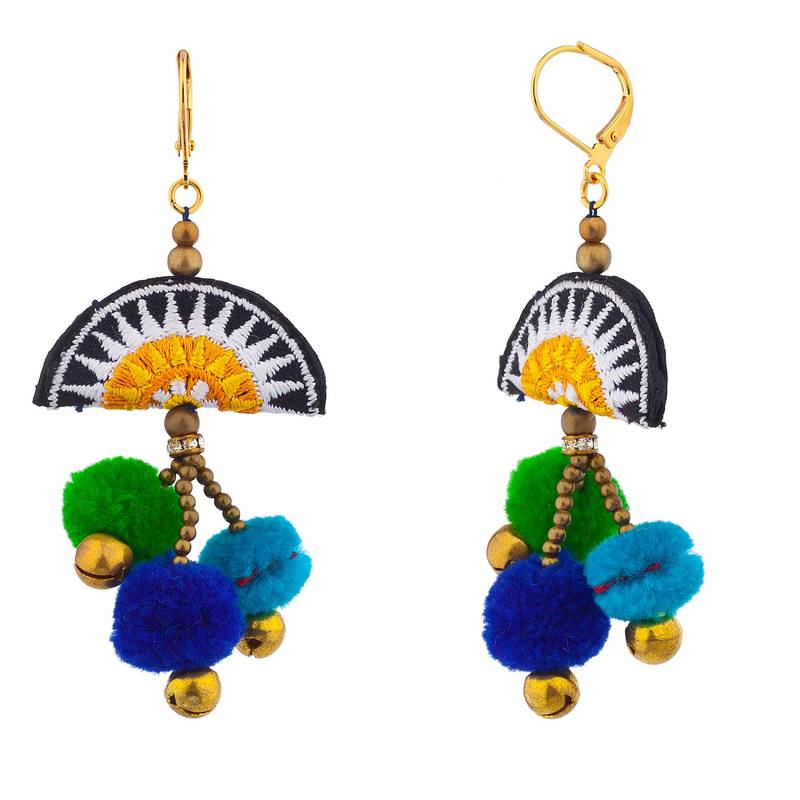 Shashi beaded earrings, price on request, at Bloomingdale's Dubai. Courtesy Bloomingdale's Dubai