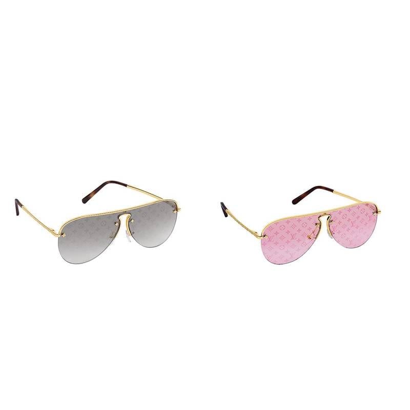 grease mask sunglasses pink