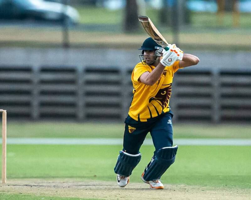 Shorye Chopra represented UAE at the U19 World Cup in 2014. He subsequently moved to Australia to study, and now plays for Kingston Hawthorn in grade cricket. Courtesy Shorye Chopra