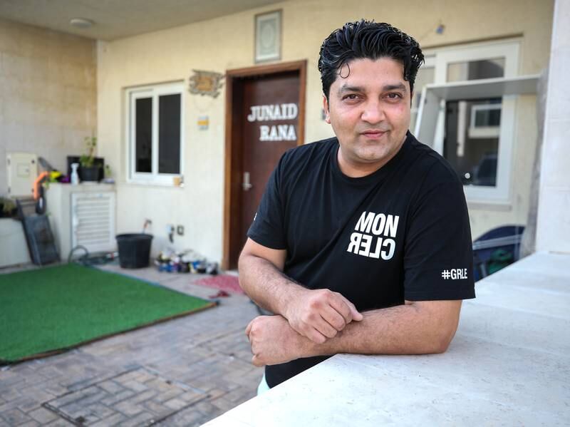 Junaid Rana, who won Dh50 million in a Mahzooz weekly draw last October, has stopped renting and invested in a property portfolio in Dubai to earn passive income. Victor Besa / The National