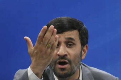 Blow-up: American hawks and disgruntled Arabs share an inflated sense of Ahmadinejad's power.
