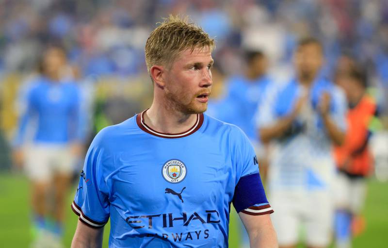 Kevin de Bruyne is the top earner at Manchester City, with a weekly wage of £400,000 ($542,000) according to capology.com. That's an annual salary of £20.8 million. AFP