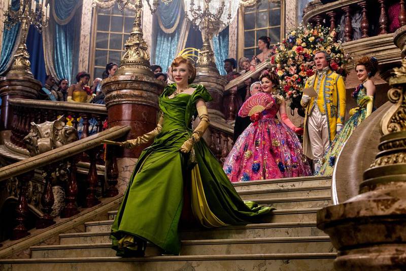 Cate Blanchett as Lady Tremaine in Cinderella. Courtesy Walt Disney Productions  