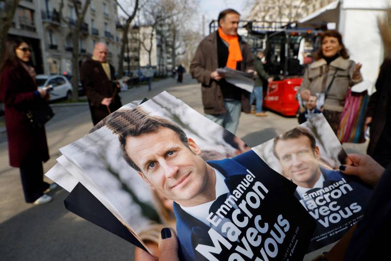 French voters will head to the polls in April for a presidential election.  AFP