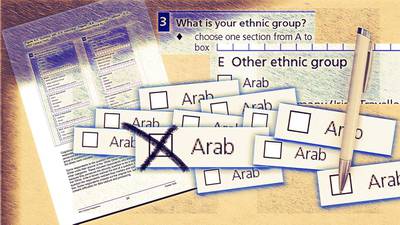 This year's census will include the Arab ethnicity category for the second time ever since they began in 1801. The National. 