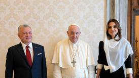 Jordan's King Abdullah II and Queen Rania meet Pope Francis at Vatican